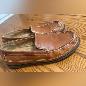 Johnson & Murphy Brown Leather Loafers